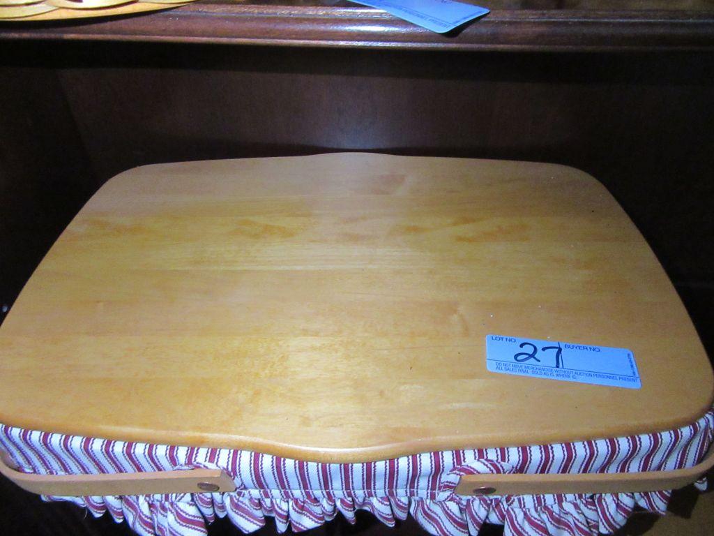 1997 LONGABERGER BASKET WITH INSERT AND LID