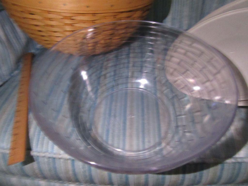 LONGABERGER HOSTESS FULL BASKET SET. NO DATE