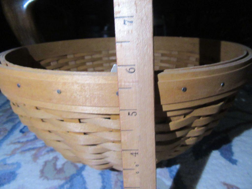 LONGABERGER HOSTESS FULL BASKET SET. NO DATE
