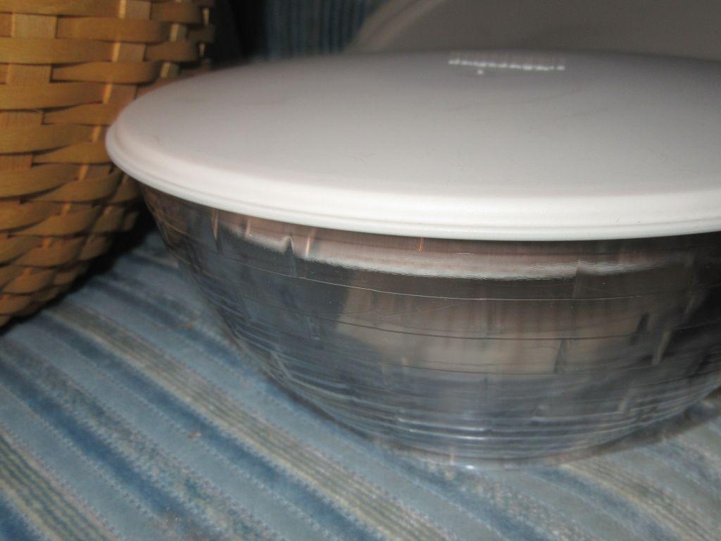 LONGABERGER HOSTESS FULL BASKET SET. NO DATE