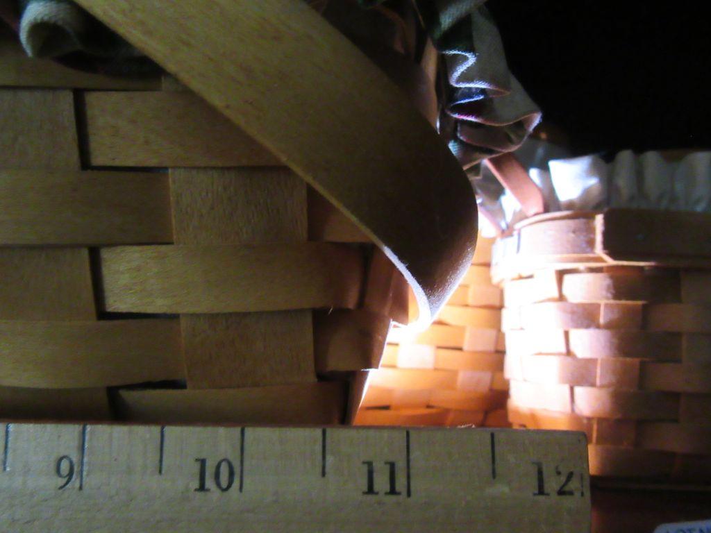 2001 LONGABERGER BASKET WITH INSERT
