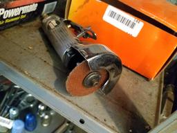 Workhorse pneumatic cut off tool with box and manual