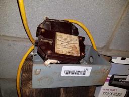 40 amp breaker box with vintage Frank Adam Electric Company Breakers