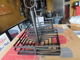 lot of 40 table top style metal condiment baskets.
