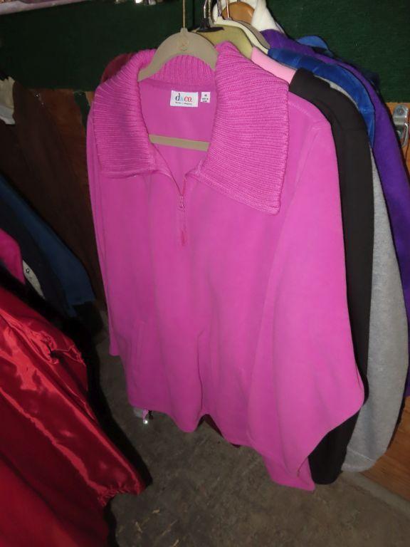 Ladies jackets mostly sizes large to 1X