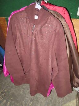 Ladies jackets mostly sizes large to 1X