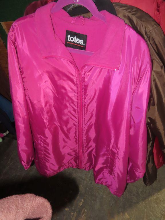 Ladies jackets mostly sizes large to 1X