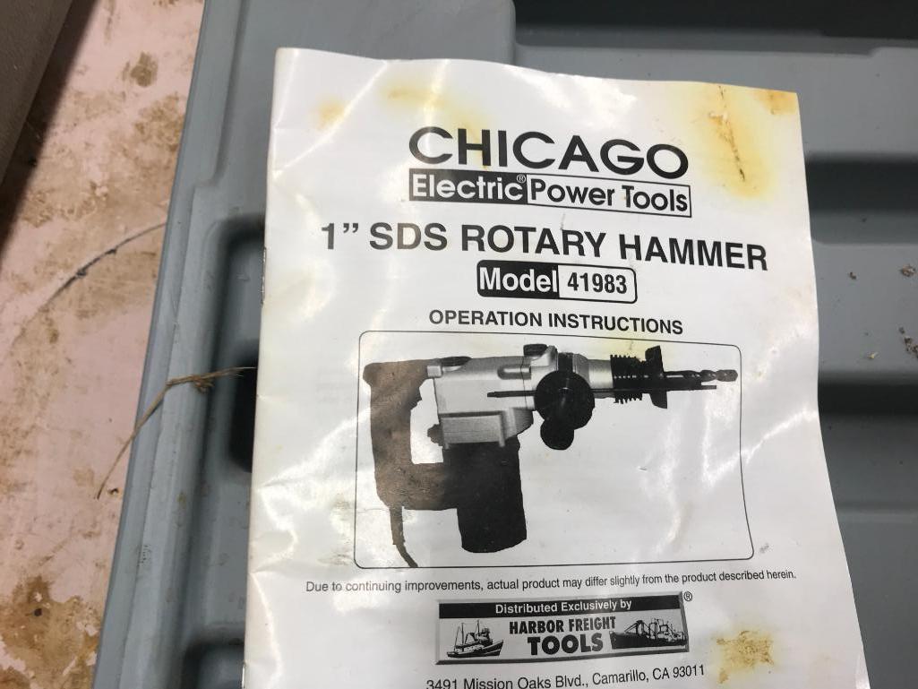 CHICAGO 1 INCH ROTARY HAMMER