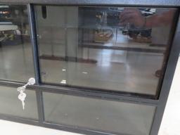 One lighted habitat Aquarium approximately 5 ft long