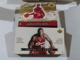 Lot of two LeBron James Upper Deck basketball card sets