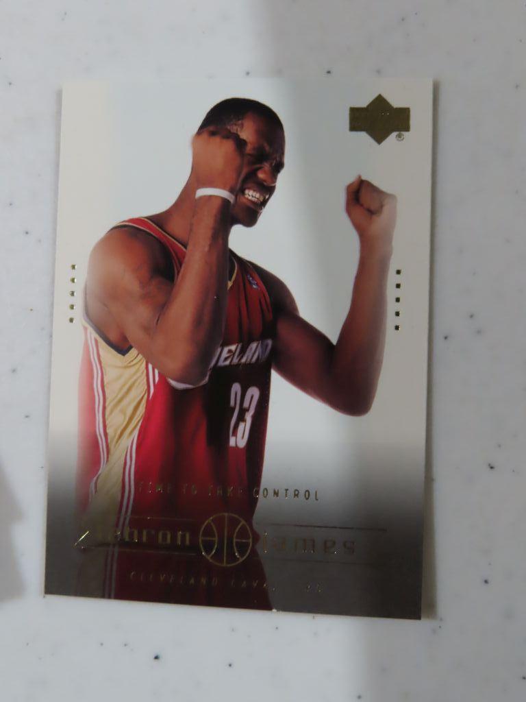 Lot of two LeBron James Upper Deck basketball card sets