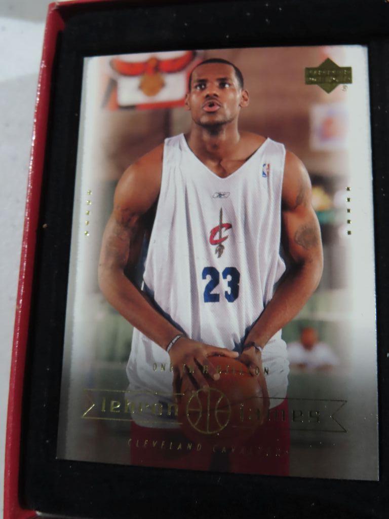Lot of two LeBron James Upper Deck basketball card sets