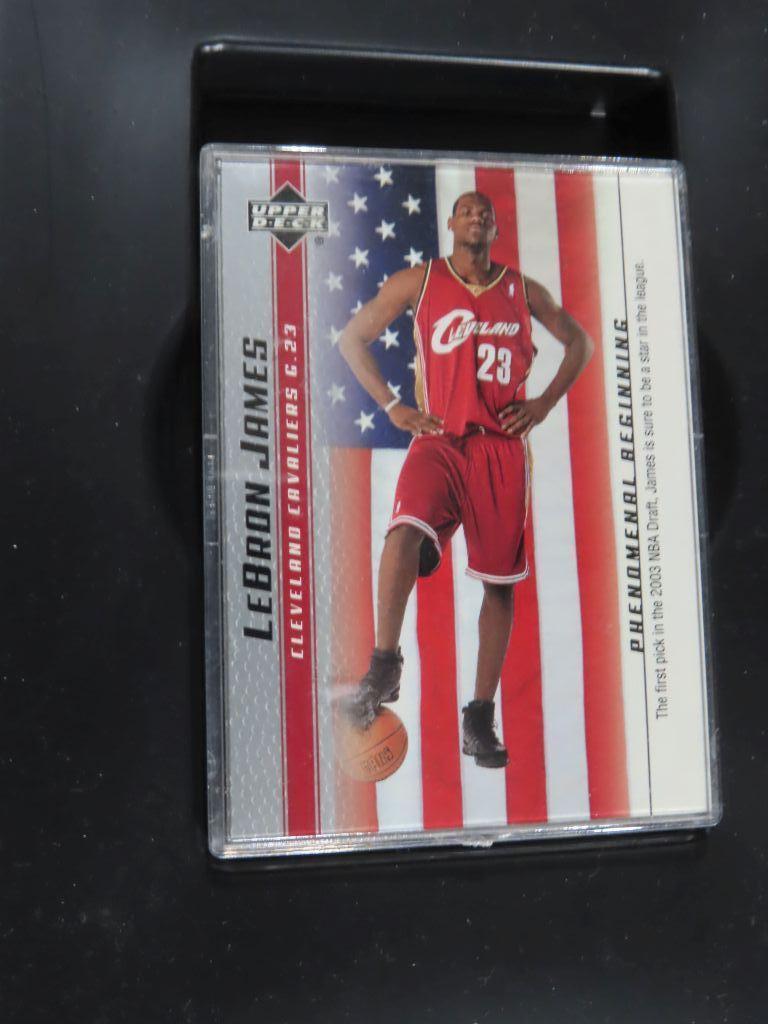 Lot of two LeBron James Upper Deck basketball card sets