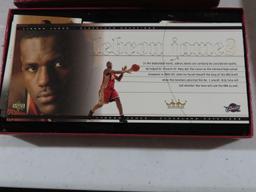 Lot of two LeBron James Upper Deck basketball card sets