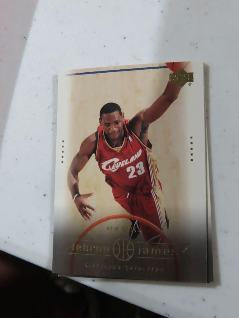 Lot of two LeBron James Upper Deck basketball card sets
