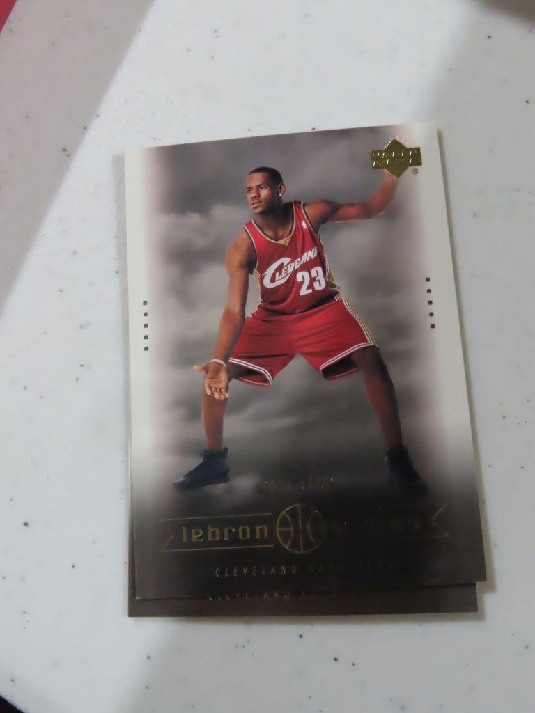 Lot of two LeBron James Upper Deck basketball card sets