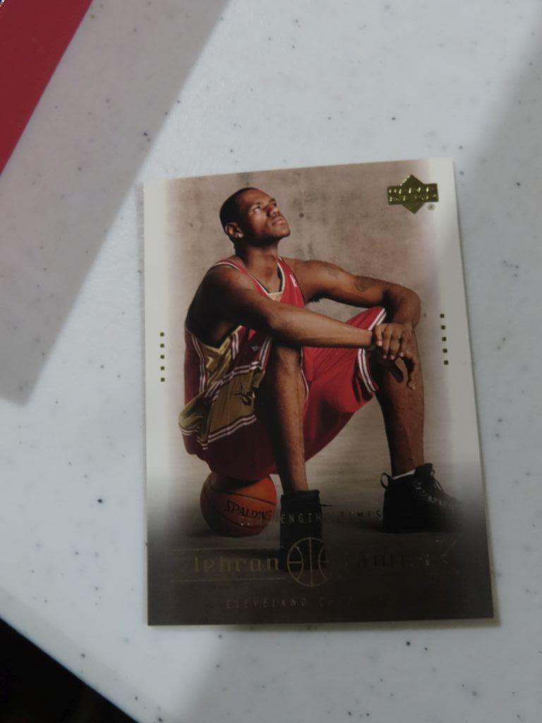 Lot of two LeBron James Upper Deck basketball card sets