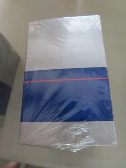 Super Bowl 25 limited edition silver anniversary commemorative card set, unopened, factory sealed