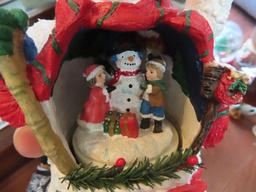 Snowman music boxes
