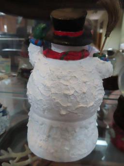 Snowman music boxes