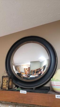 Round wall mirror