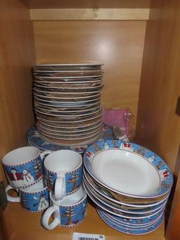 Sakura Christmas stoneware