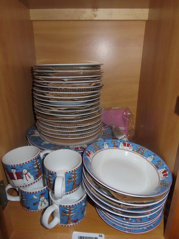 Sakura Christmas stoneware