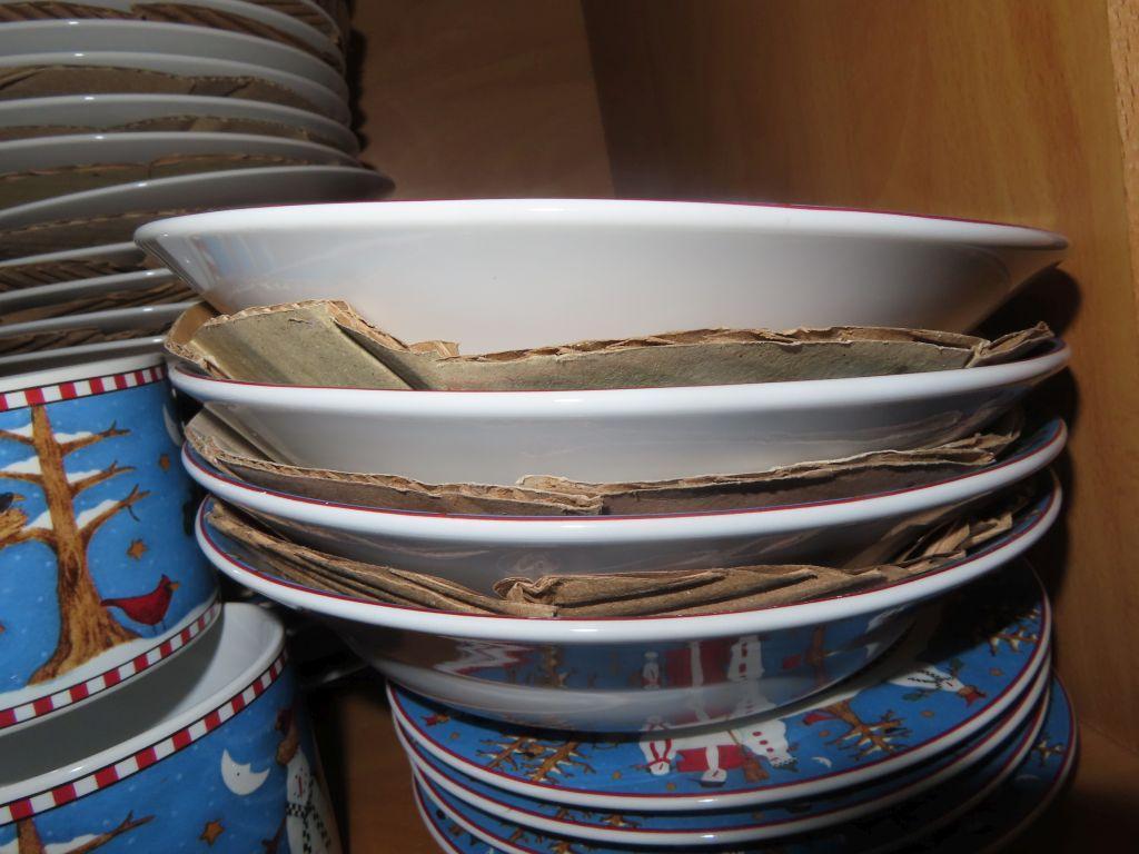 Sakura Christmas stoneware