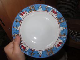 Sakura Christmas stoneware