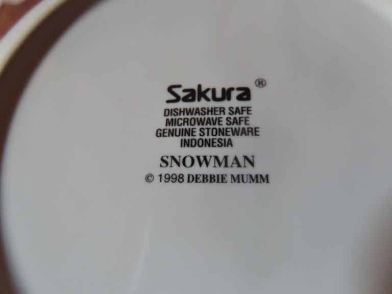 Sakura Christmas stoneware