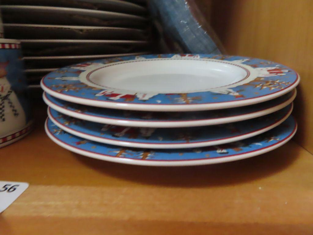 Sakura Christmas stoneware