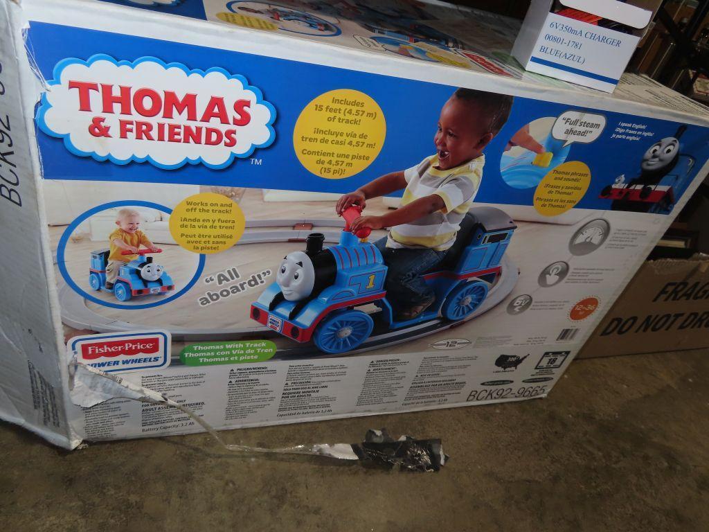 Fisher-Price Power Wheels Thomas and Friends ride on train set with track