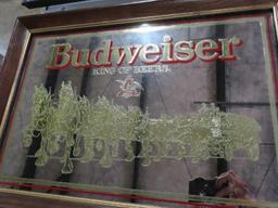 Vintage Budweiser mirror