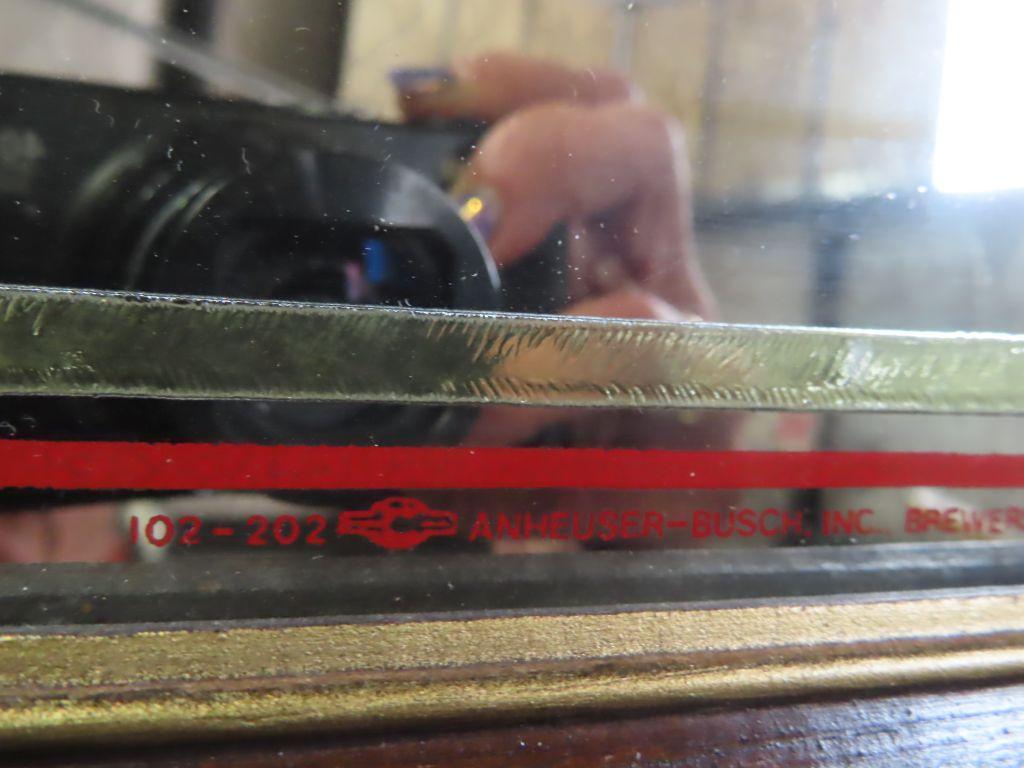 Vintage Budweiser mirror
