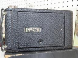 Antique Kodak camera with box and booklet
