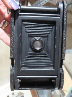 Antique Kodak camera with box and booklet