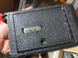 Antique Kodak camera with box and booklet