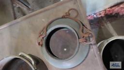 Two copper pots