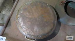 Two copper pots