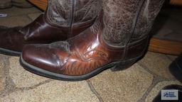 cowboy boots, size 11