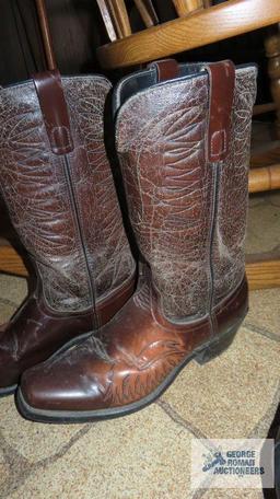 cowboy boots, size 11