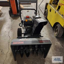 Craftsman 24-in snowblower with electric start. Pull cord will need replaced