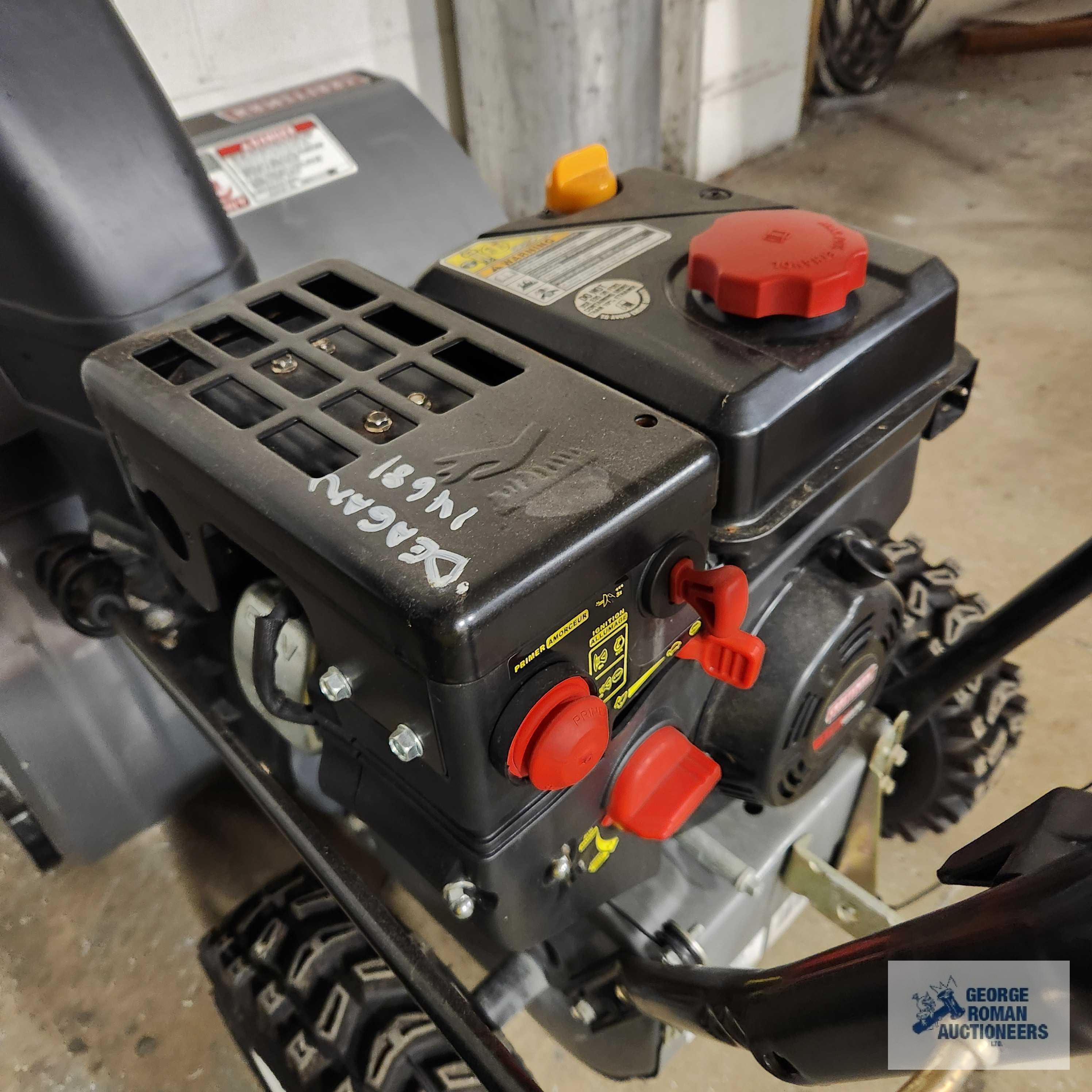 Craftsman 24-in snowblower with electric start. Pull cord will need replaced