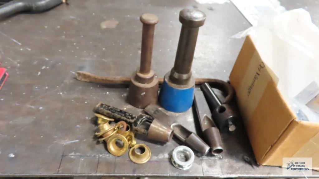 Lot of assorted grommet tools...and accessories