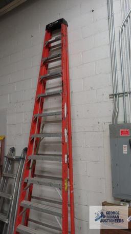 Werner fiberglass 12 ft step ladder