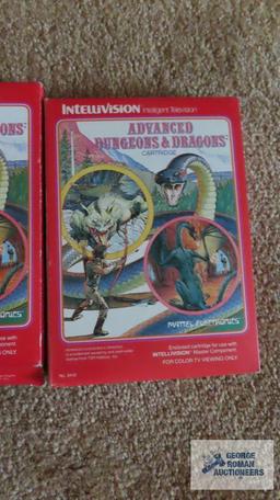 Two Intellivision games with boxes