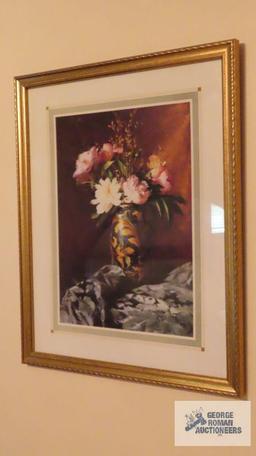 Two floral prints
