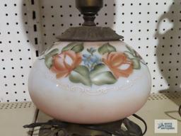 Gone with the Wind floral lamp