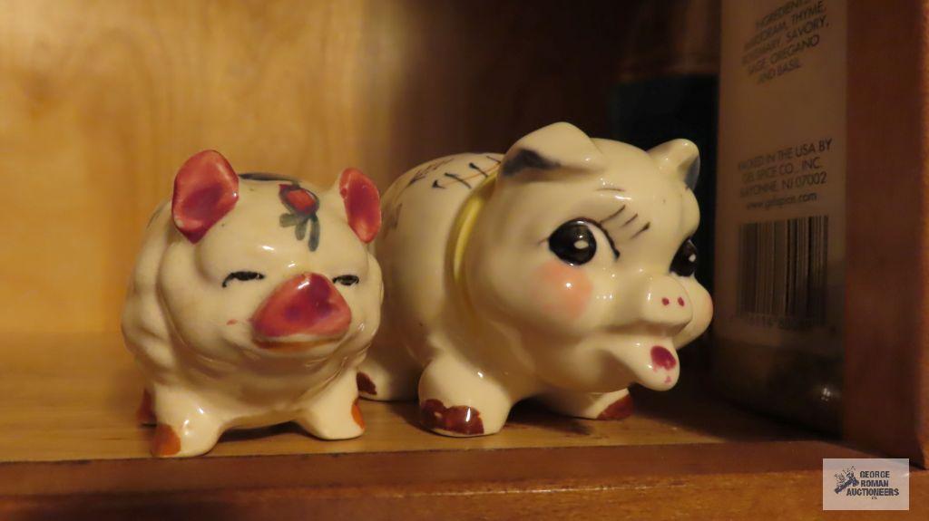 Two piggy banks, one marked Japan