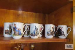 Norman Rockwell mugs